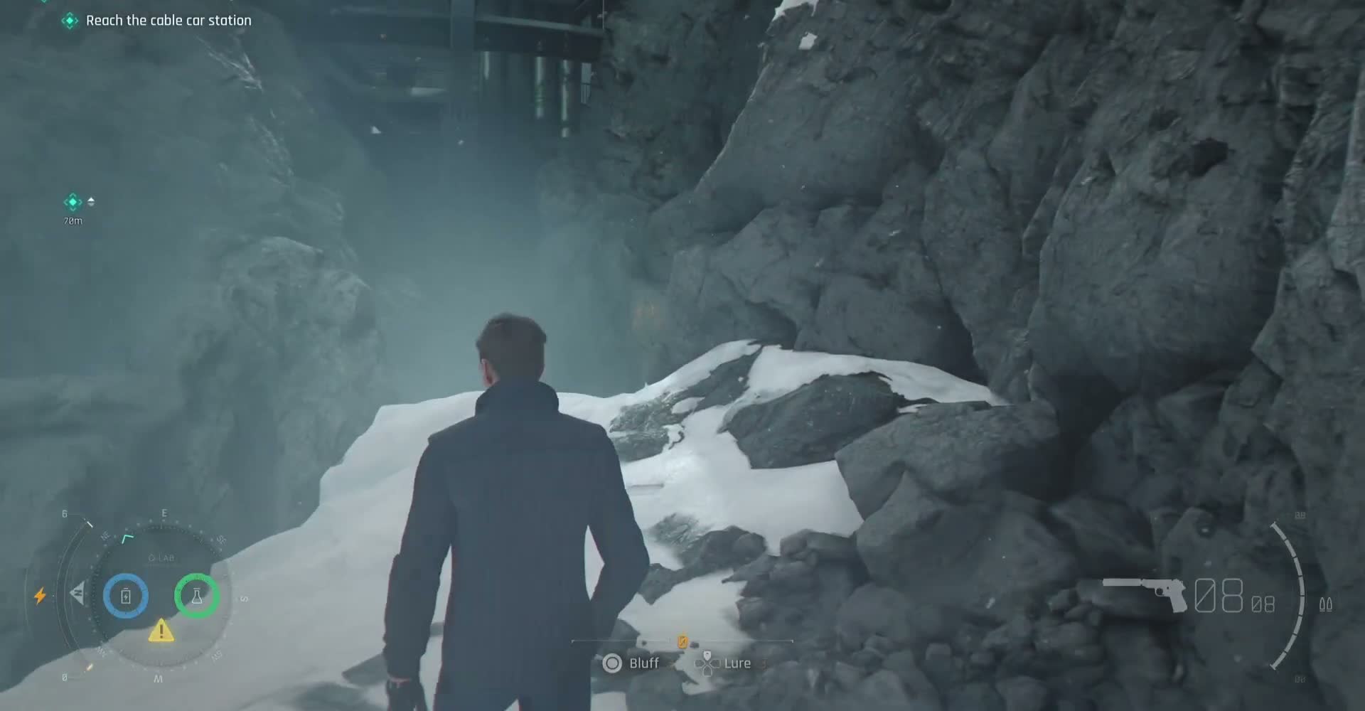 Wave of the Future — Snow and Rock — Final Exterior Approach